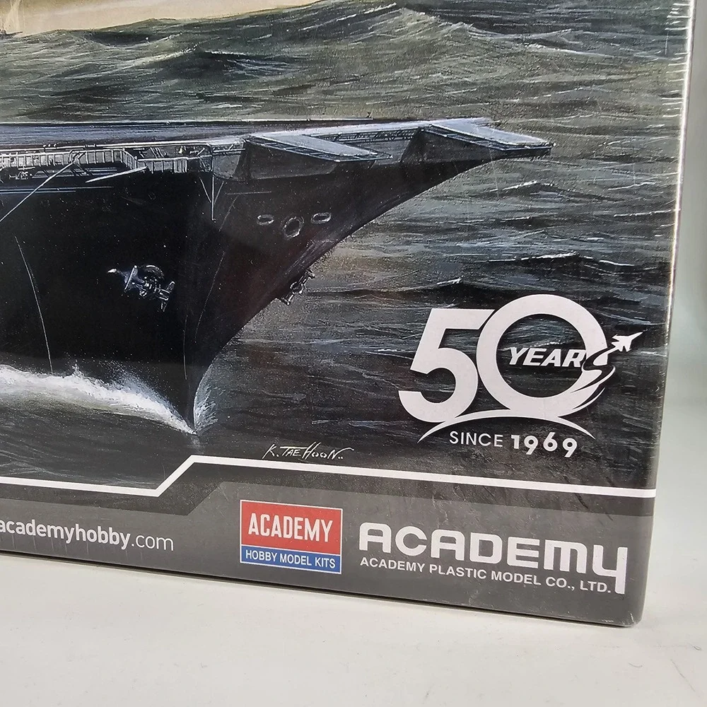 Academy CV-63 USS Kitty Hawk Hobby Model Kit 1/800 scale Ship Carrier New Sealed